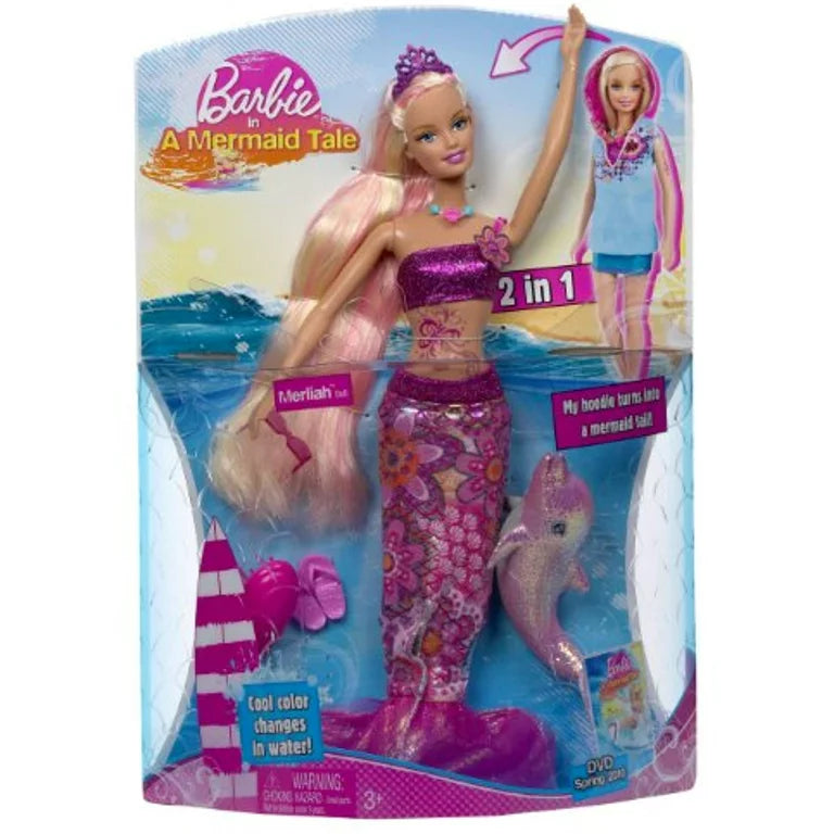 Barbie et le Secret des Sirènes (A Mermaid tale) - Merliah Bath Play Fun 2-en-1 - Mattel 2010 - Vêtement