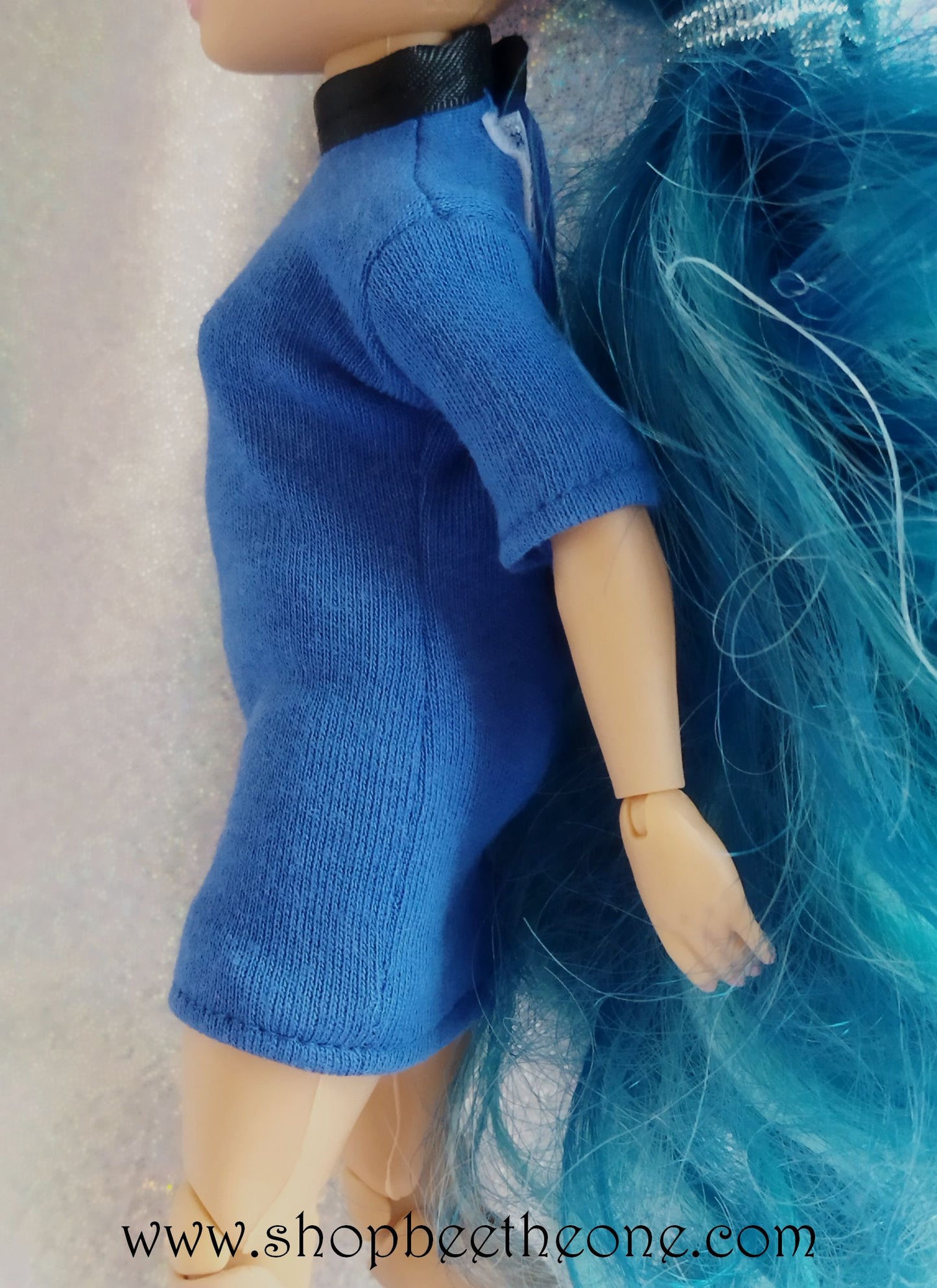 Robe courte à manches courtes pour poupées Rainbow High - Collection Basics - par Bee the one