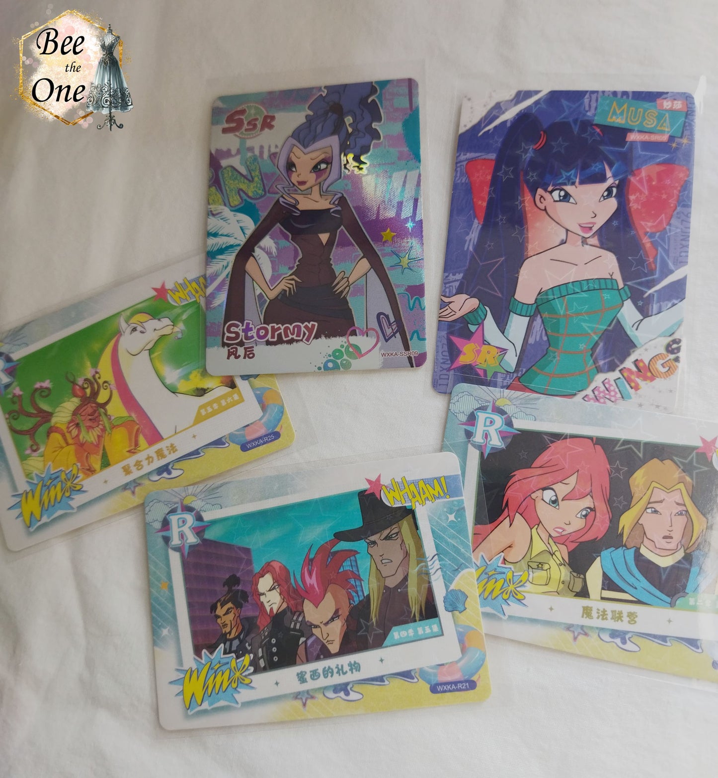 Lot "Découverte Magique " 3 carte R + 1 Carte SR + 1 Carte SSR Winx Club "Fairy Wonderland" série 2024 Cartes TCG