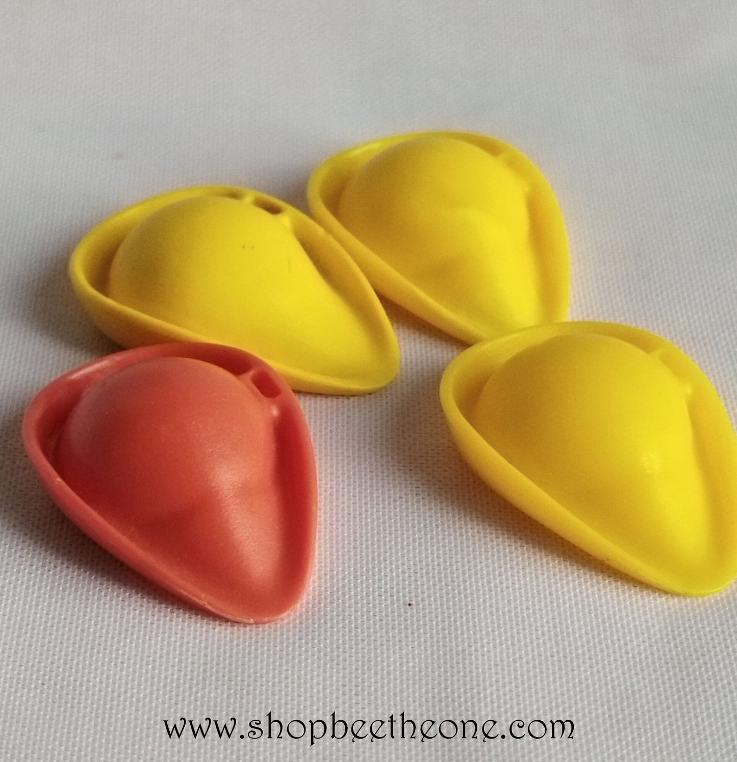 Lot de 2 Chapeaux de style médiéval pour adulte - Playmobil - Jaune, rouge