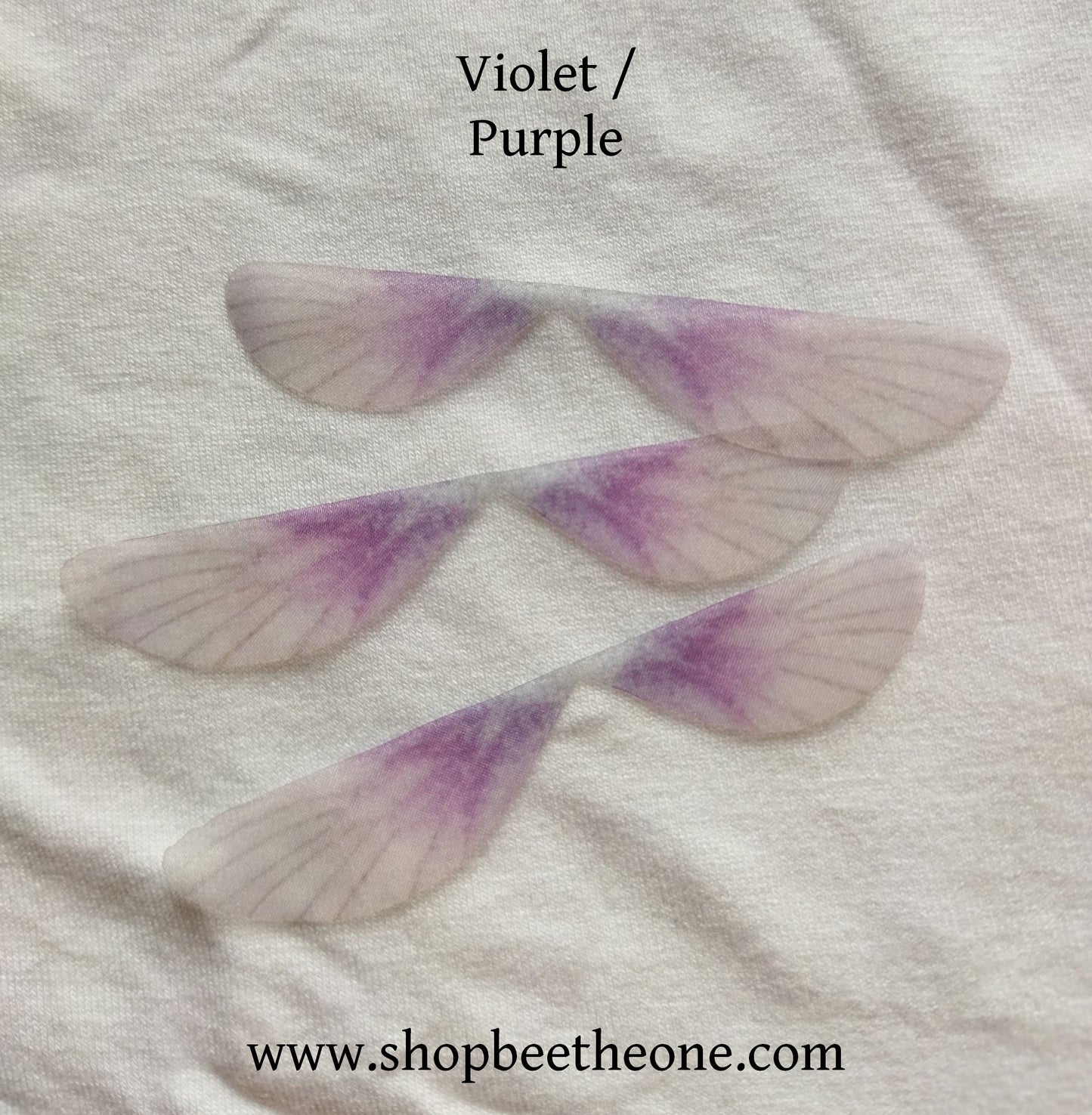 Breloque Paire d'ailes en organza petit format - 8 x 2 cm - 4 coloris