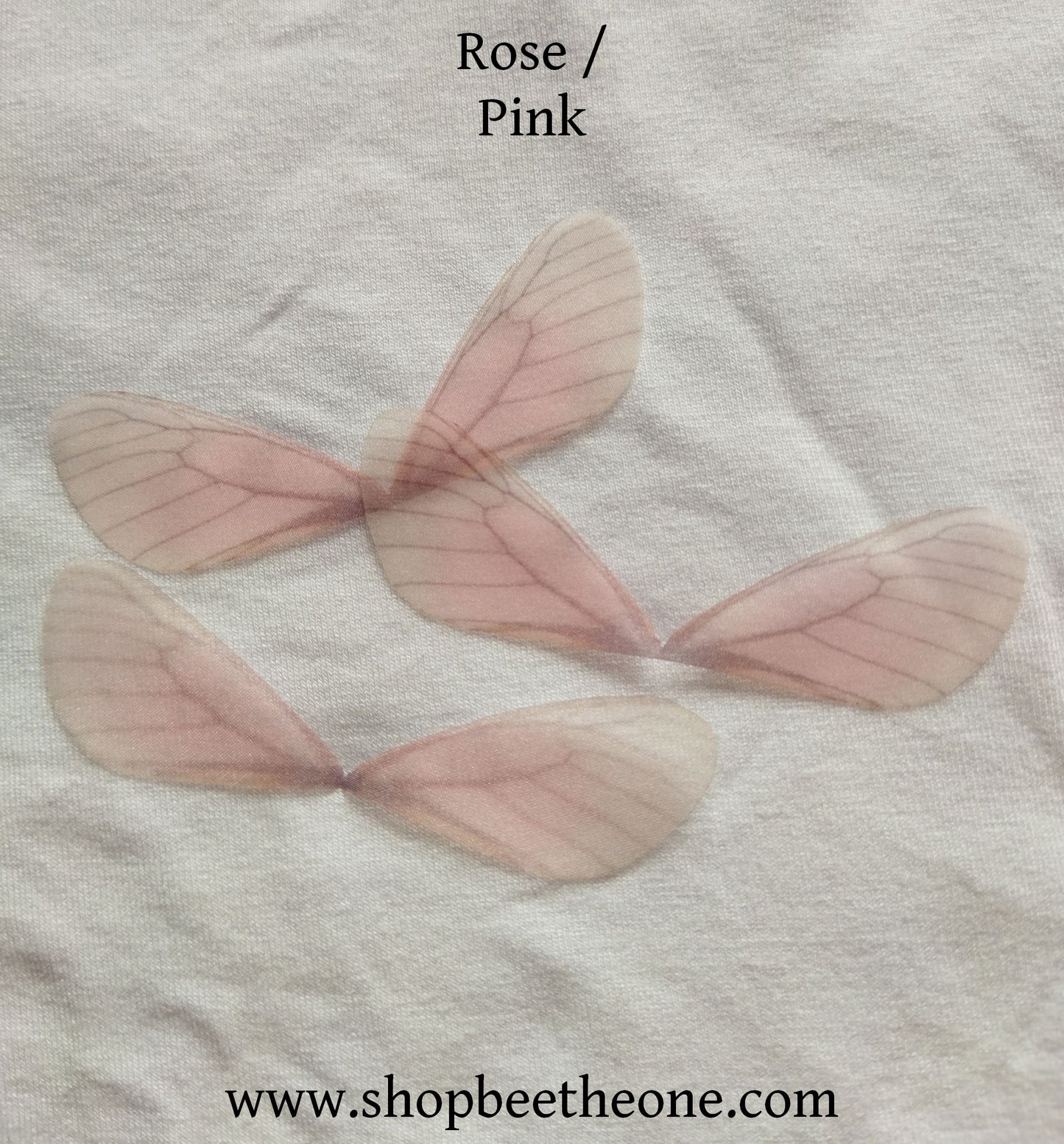 Breloque Paire d'ailes en organza format large - 8 x 2,5 cm - 3 coloris