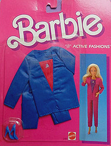 Barbie "B" Active Fashion #2185 - Mattel 1985 - Vêtement