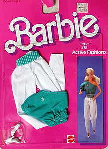 Barbie "B" Active Fashion #2186 - Mattel 1985 - Vêtement
