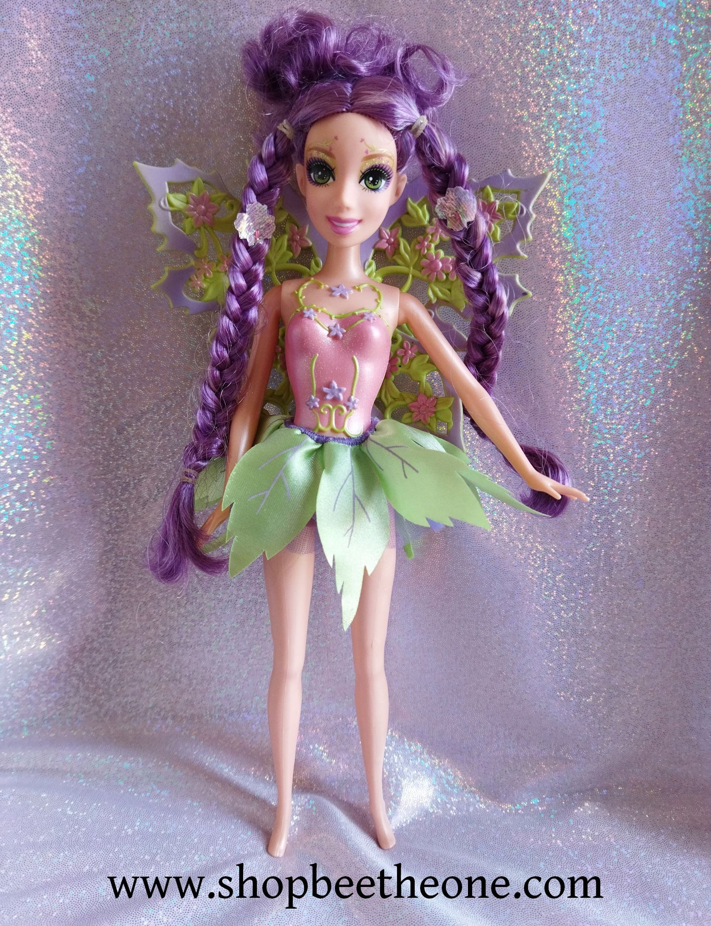 Barbie Fairytopia Magie de l'Arc-en-ciel Fée Printemps Glee - Mattel 2007 - Poupée - vêtement