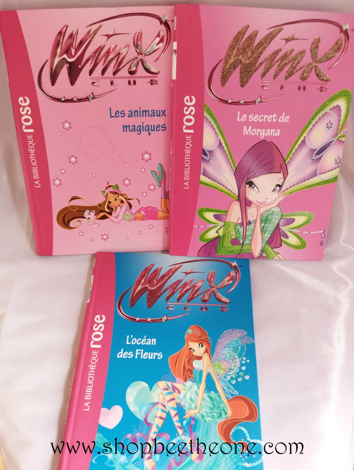 Lot de 9 Livres d'histoires "Winx Club" collection Bibliothèque rose