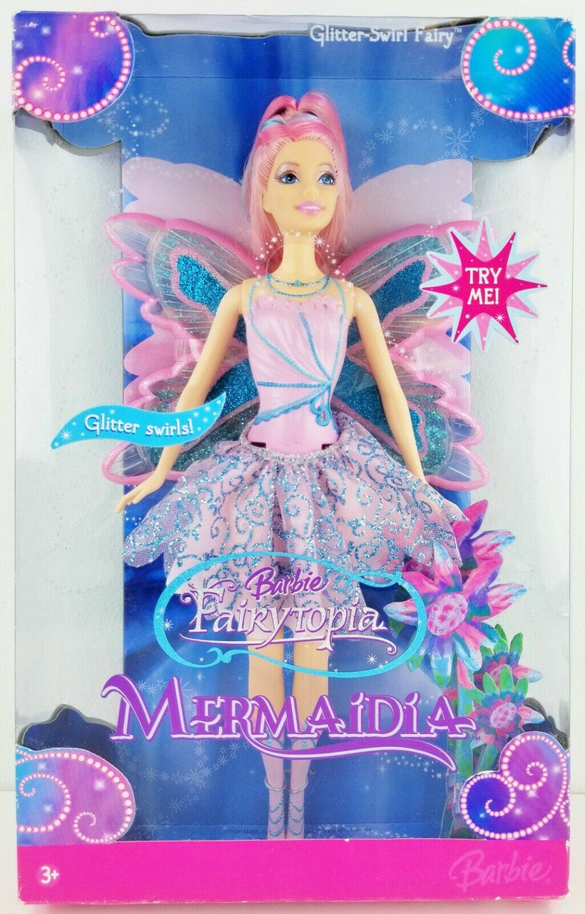 Barbie Mermaidia Glitter Swirl Fairy - Mattel 2006 - Poupée - vêtement