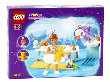 Le Bain bouillonnant de Flora (n°5837) (Flora's Bubbling bath) - Lego Belville 2002 - Lot de 3 accessoires