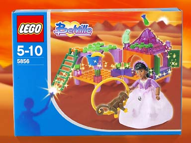 Paprika et le petit singe malicieux (n°5856) (Paprika and the Mischievous monkey) - Lego Belville 2003 - Lot de 2 accessoires