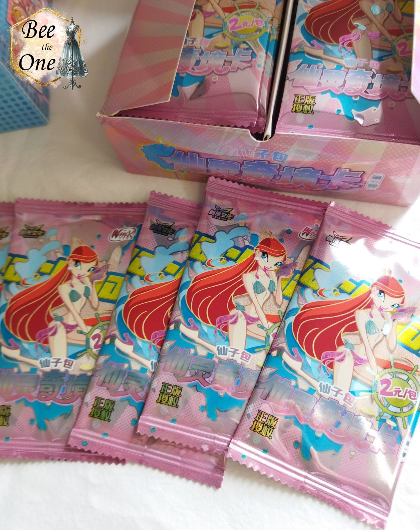 Winx Club "Fairy Wonderland" série 2024 Cartes TCG - Booster Pack Bleu ou Rose + Cartes offertes!