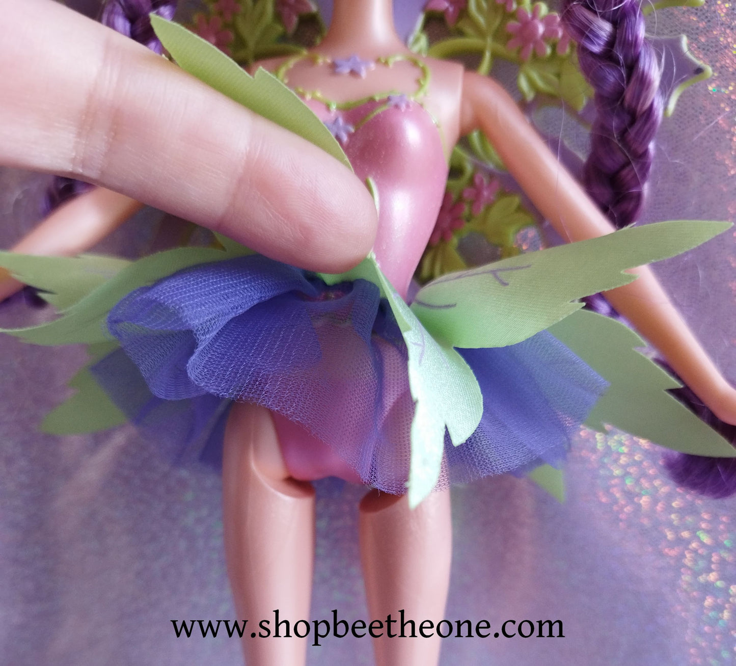 Barbie Fairytopia Magie de l'Arc-en-ciel Fée Printemps Glee - Mattel 2007 - Poupée - vêtement