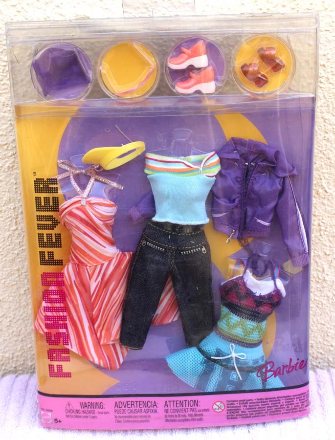 Barbie Fashion Fever Habillage G8999 - Mattel 2005 - Vêtements
