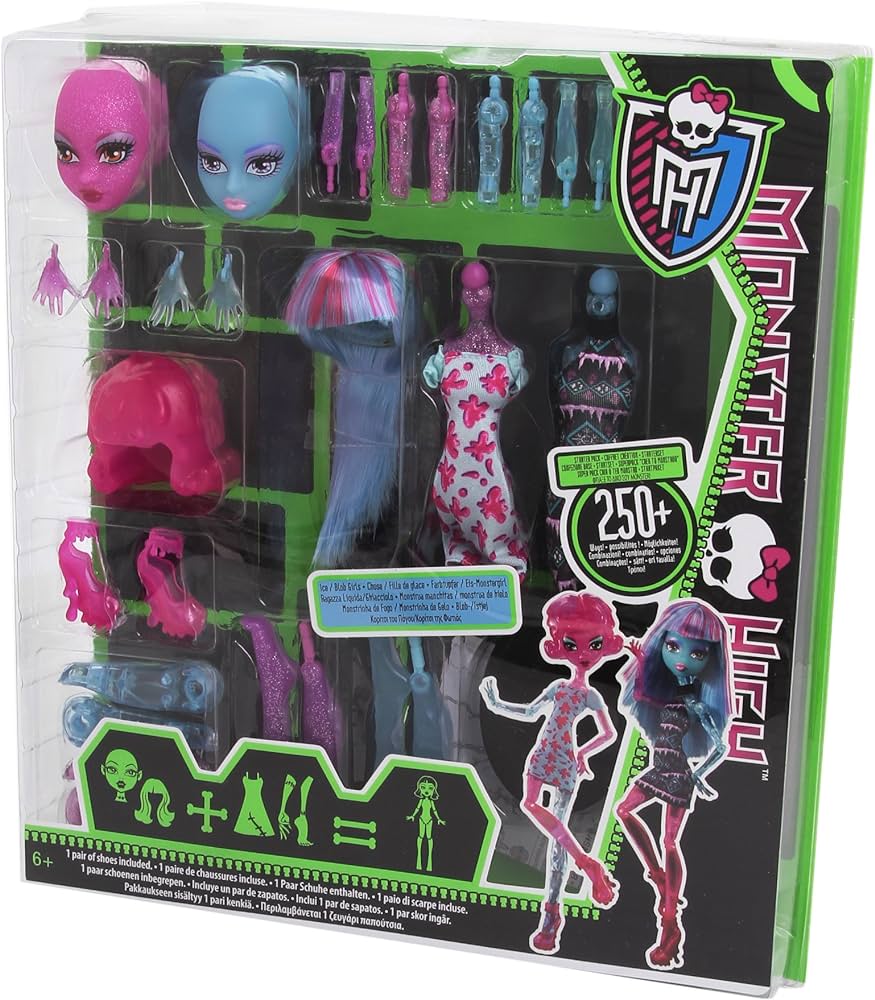 Create a Monster Ice and Blob Girl Starter set - Mattel 2012 - Vêtement