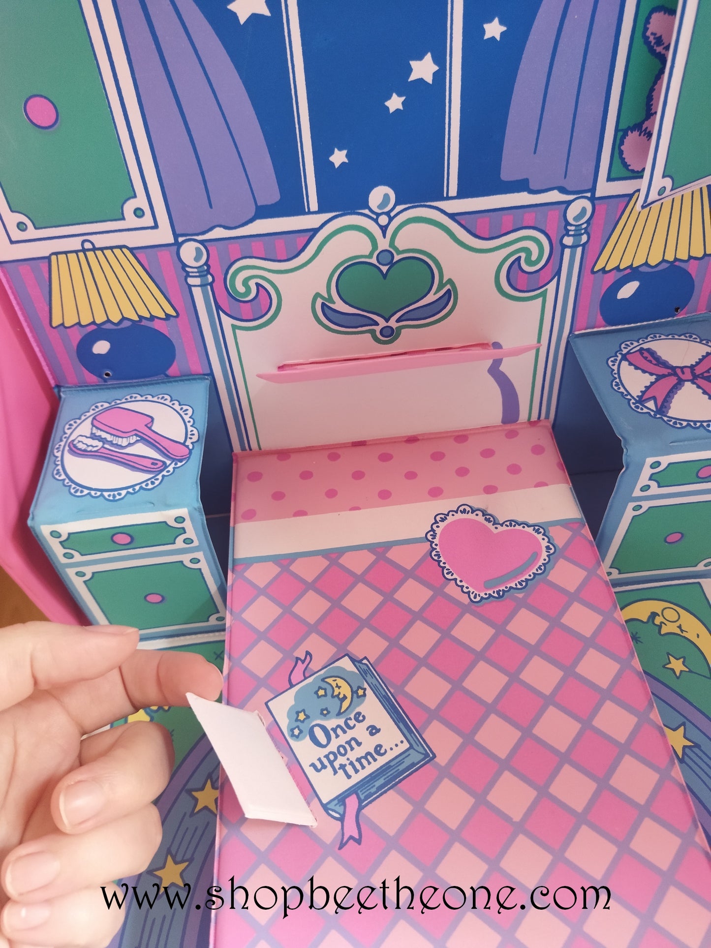 Casier de rangement/Playset Douce Nuit (Sleep and Keep case) - Mattel 1994 - Playset