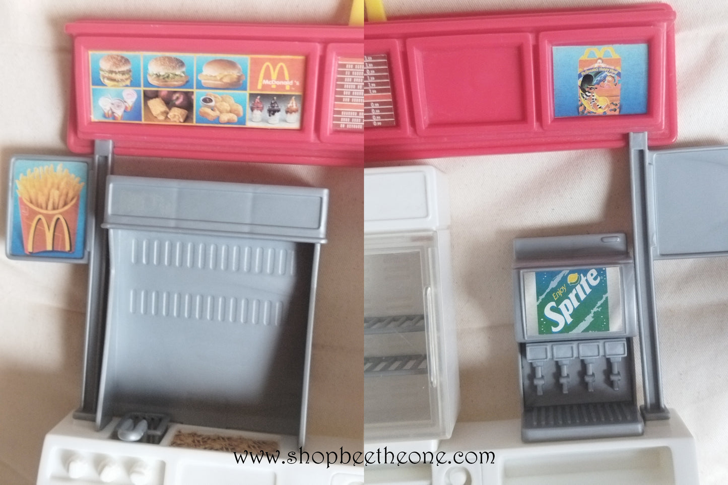 Barbie McDonald's Fun Time! Restaurant playset (version us exclusive) - Mattel 2001 - Mobilier - Accessoires