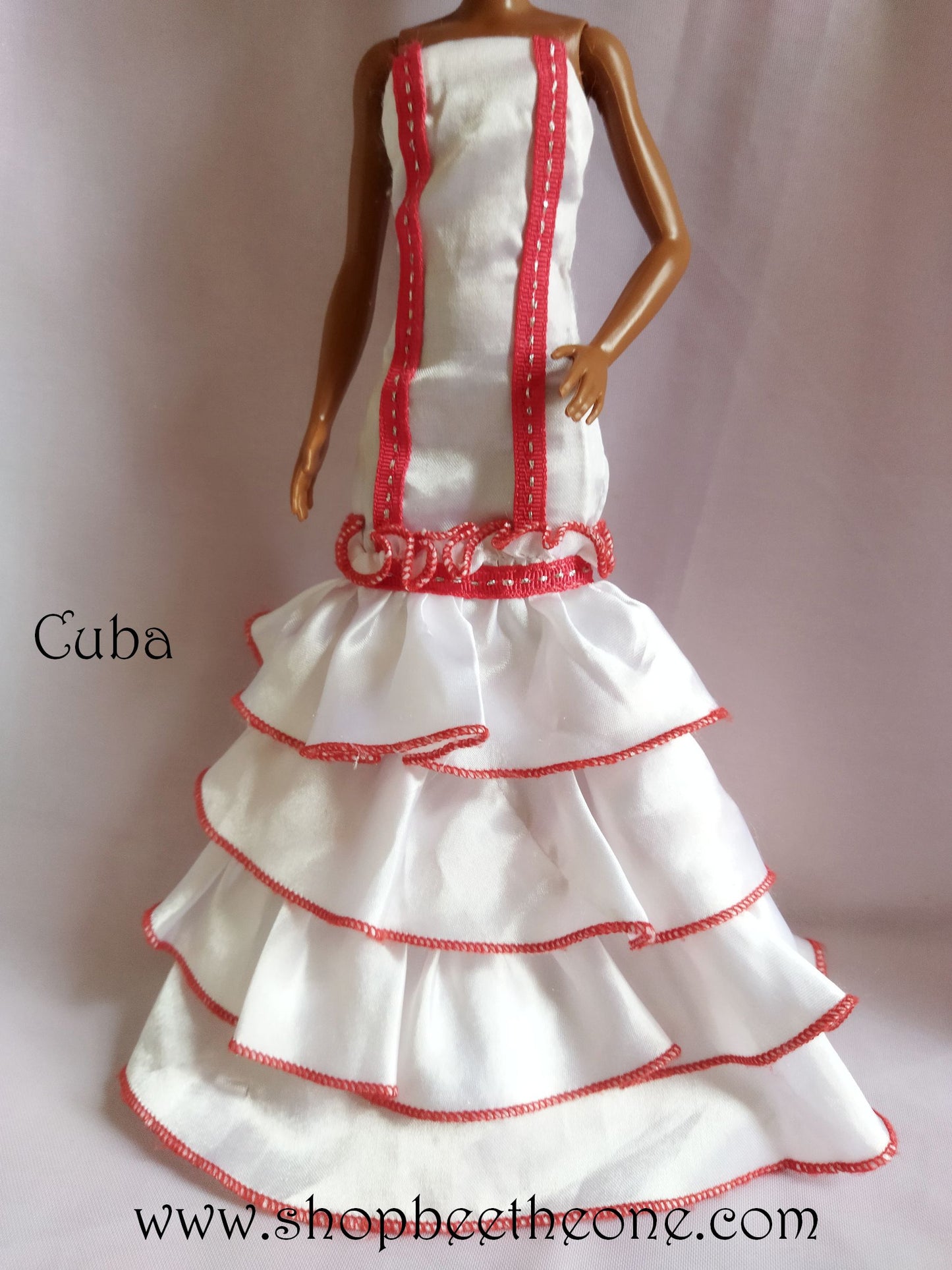 Barbie Les Robes de mes Voyages - Venezuela et Cuba - RBA 2013/2014 - Vêtements