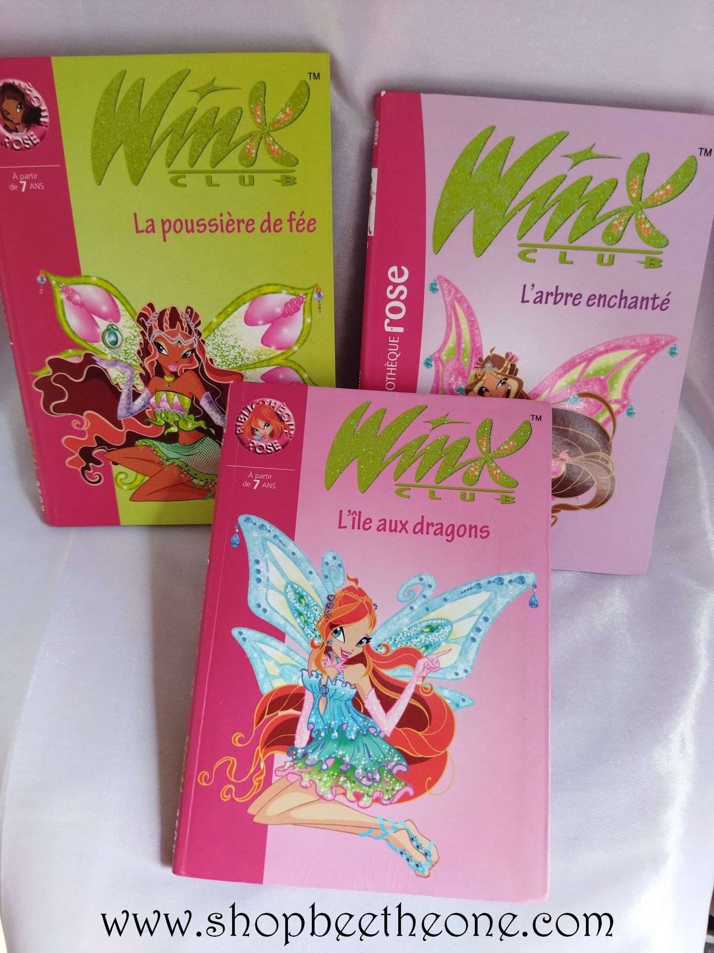 Lot de 9 Livres d'histoires "Winx Club" collection Bibliothèque rose