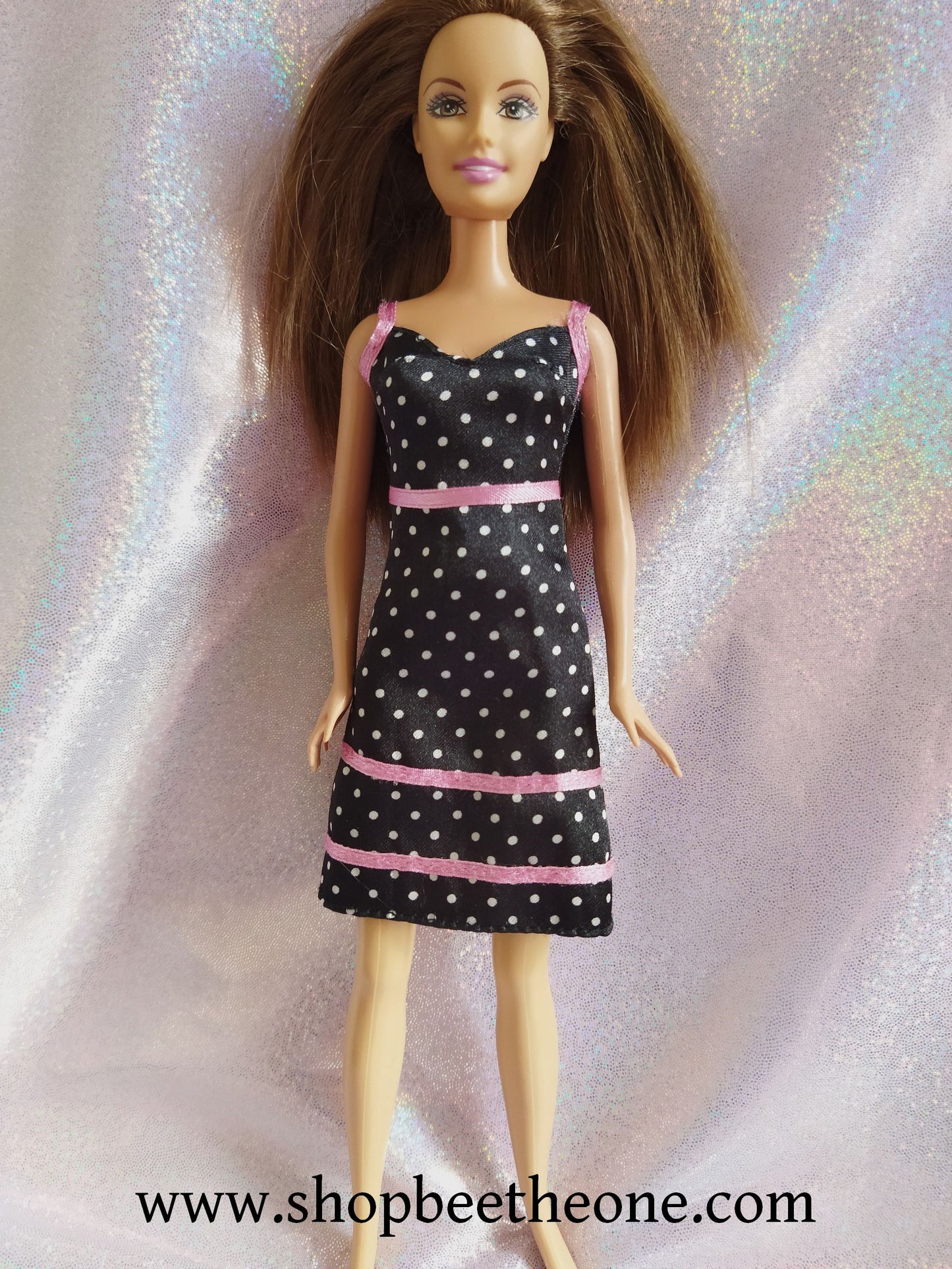 Barbie Fashion "Robe noire à pois" / Vie de rêve "Barbie en montgolfière" - Mattel 2005/2006 - Vêtement
