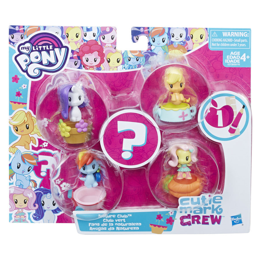 My Little Pony Cutie Mark Crew Série 1 Nature Club - Hasbro 2018 - Figurines