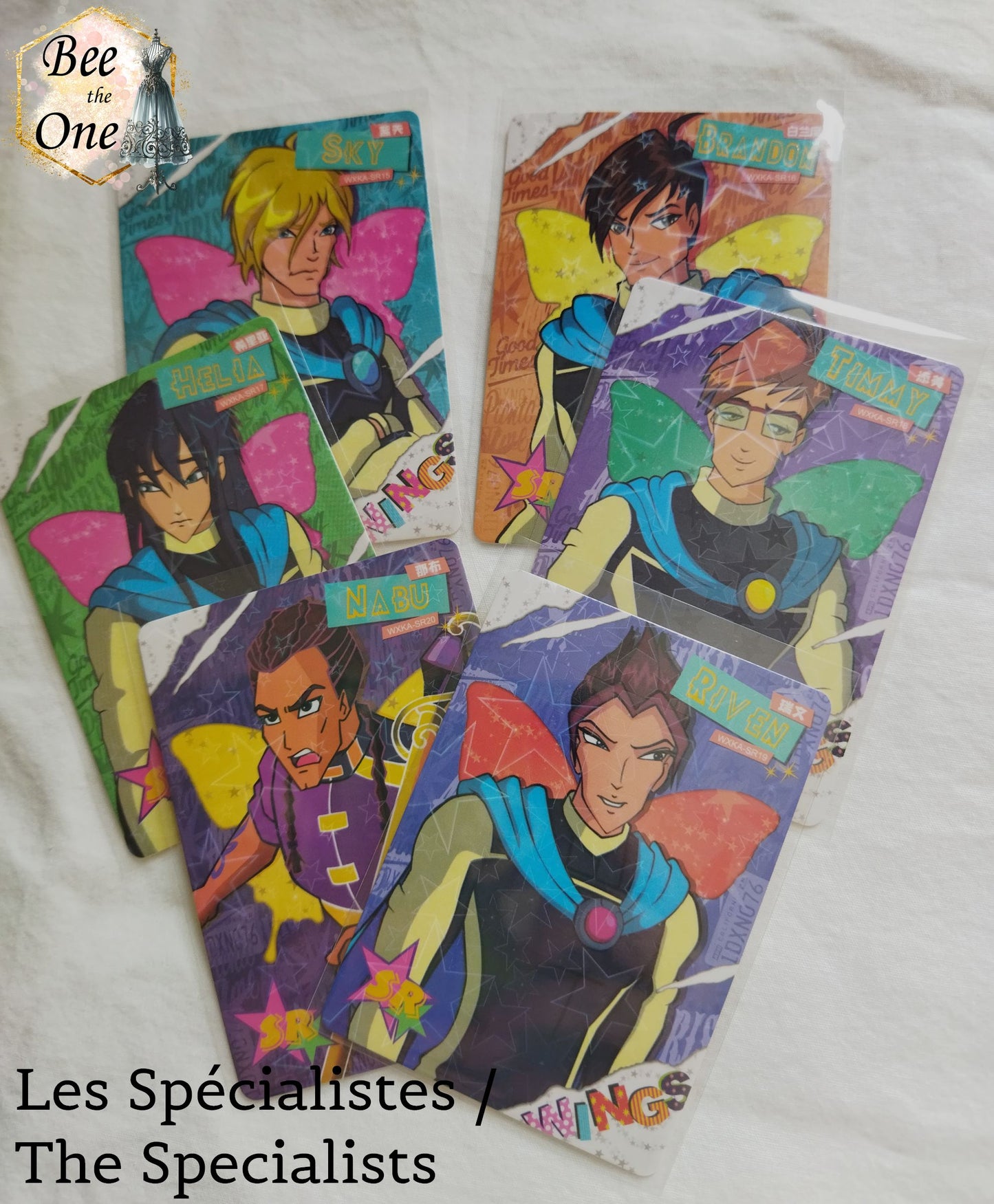 Lot de 5 Cartes SR Winx Club "Fairy Wonderland" série 2024 Cartes TCG - Thème au choix