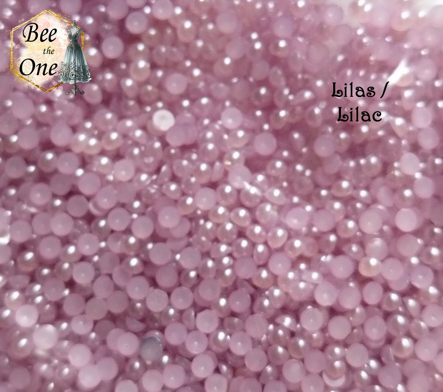 Lot de 1 g (+/- 400 pièces) Cabochons strass demi-perle rond - 2 mm - 5 coloris