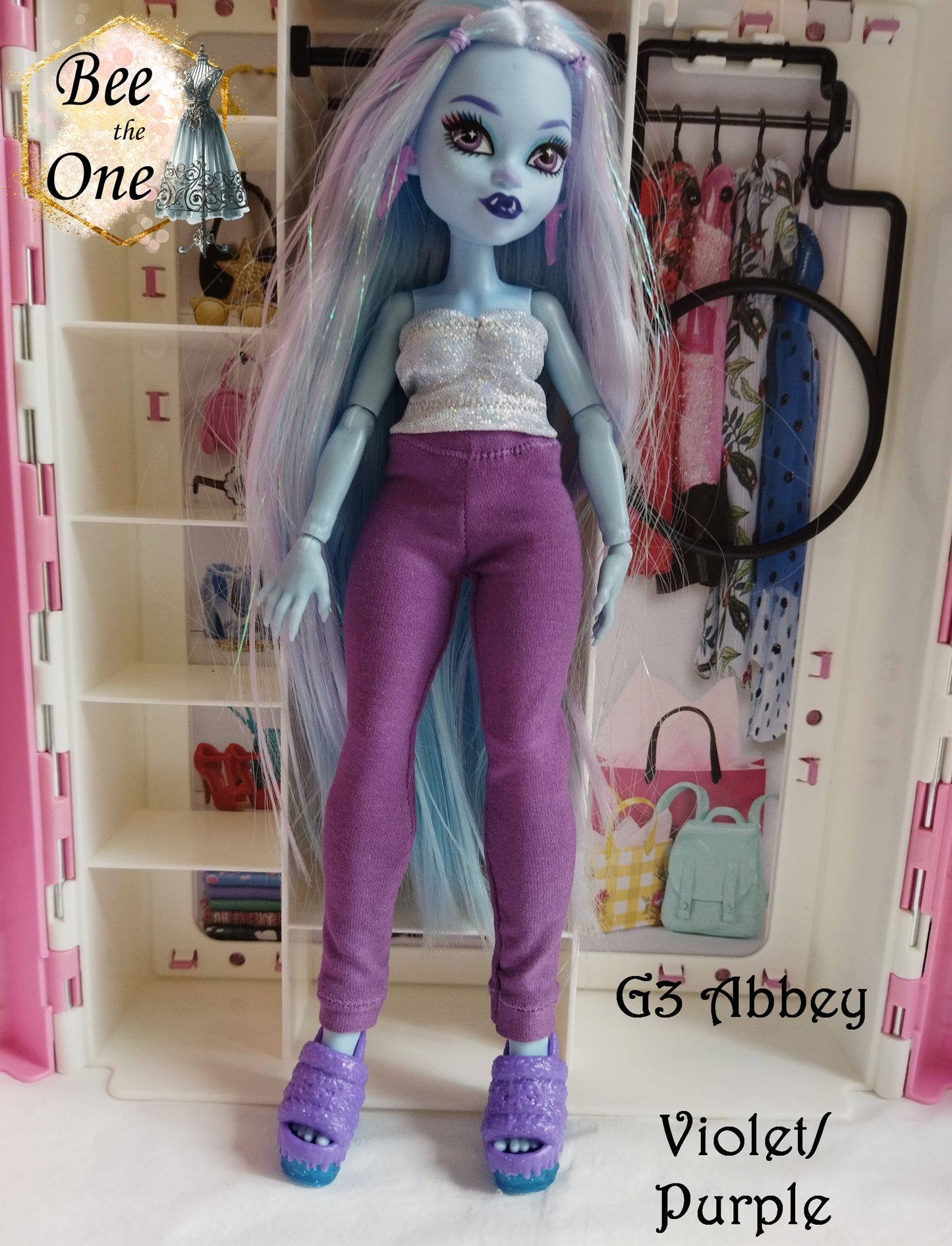 Pantalon collant leggings pour poupées Monster High - 6 tailles - 9 coloris - Collection Basics - par Bee the One