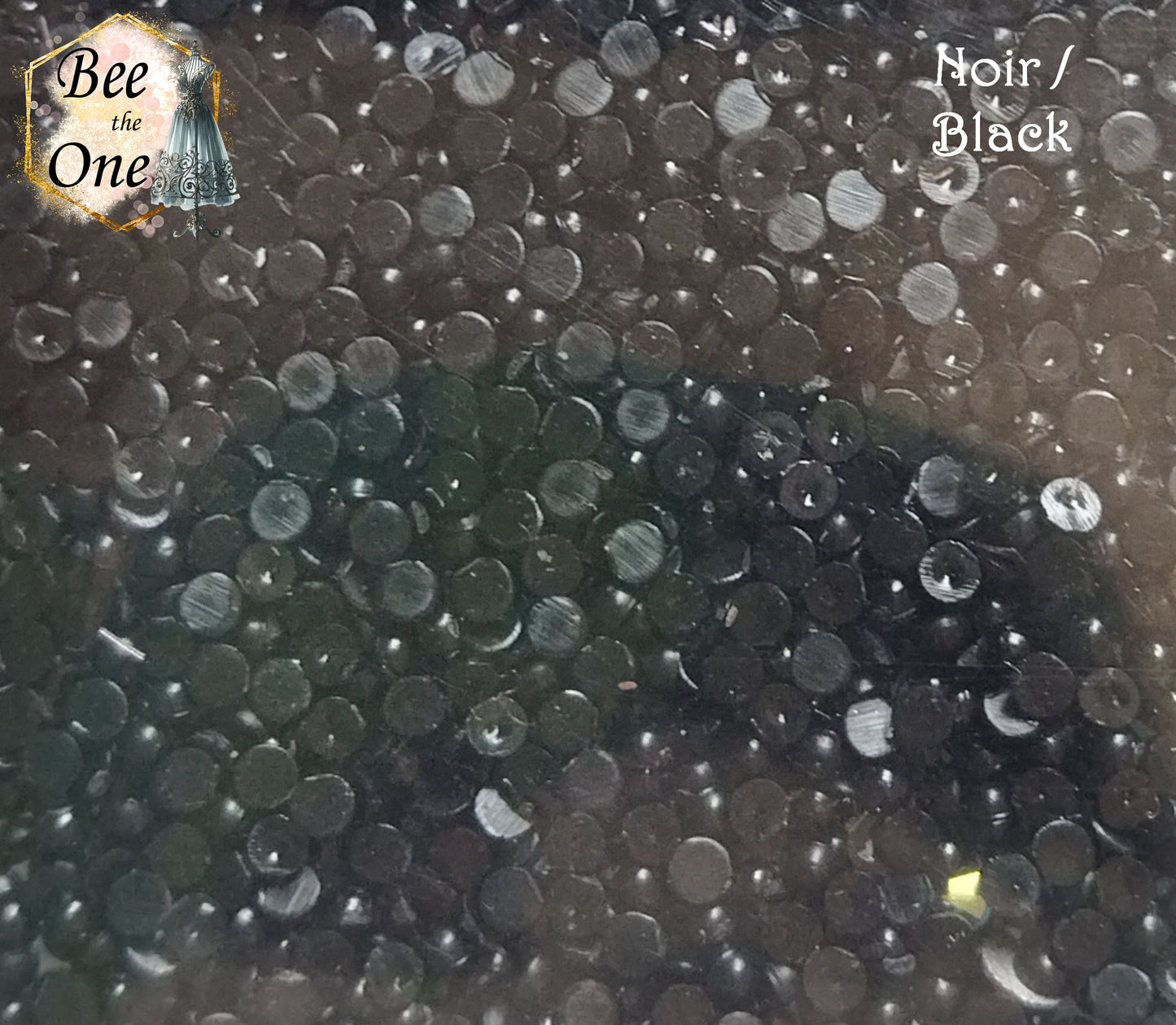 Lot de 1 g (+/- 400 pièces) Cabochons strass demi-perle rond - 2 mm - 5 coloris
