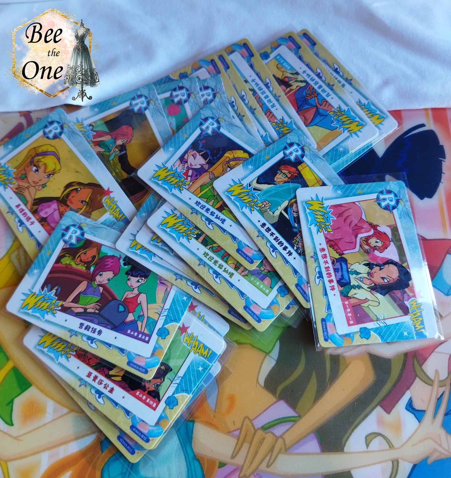 Lot de 5 Cartes Winx Club "Fairy Wonderland" série 2024 Cartes TCG - Saison 1 à 3