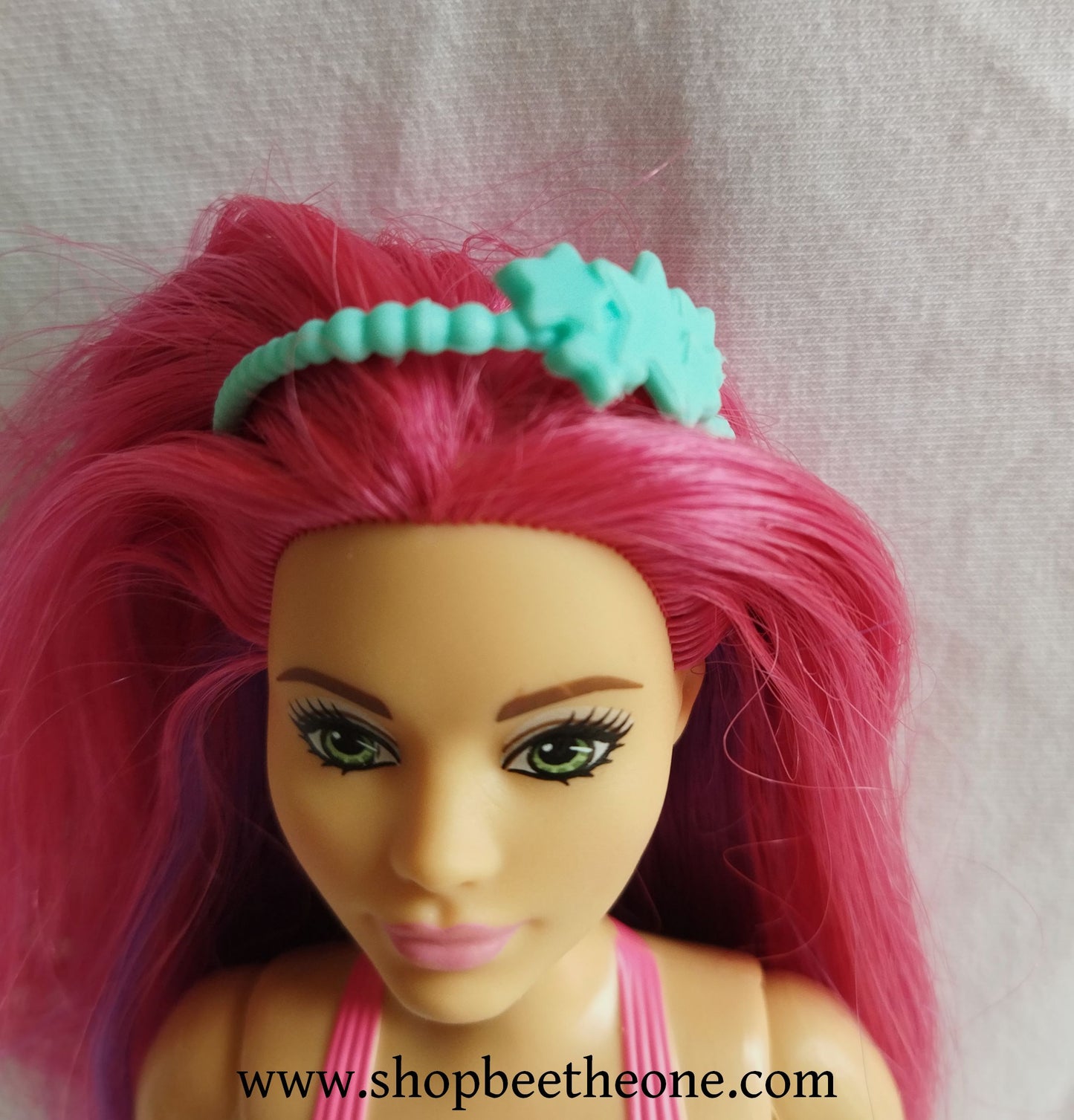 Barbie Dreamtopia Sirène Curvy Rainbow Cove FJC93 - Mattel 2018 - Poupée - Accessoire