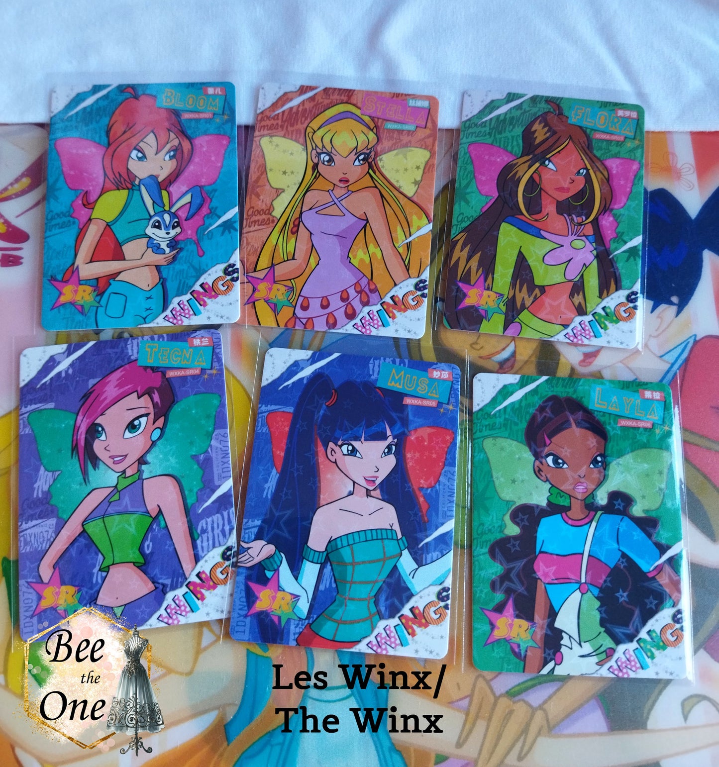 Lot de 5 Cartes SR Winx Club "Fairy Wonderland" série 2024 Cartes TCG - Thème au choix