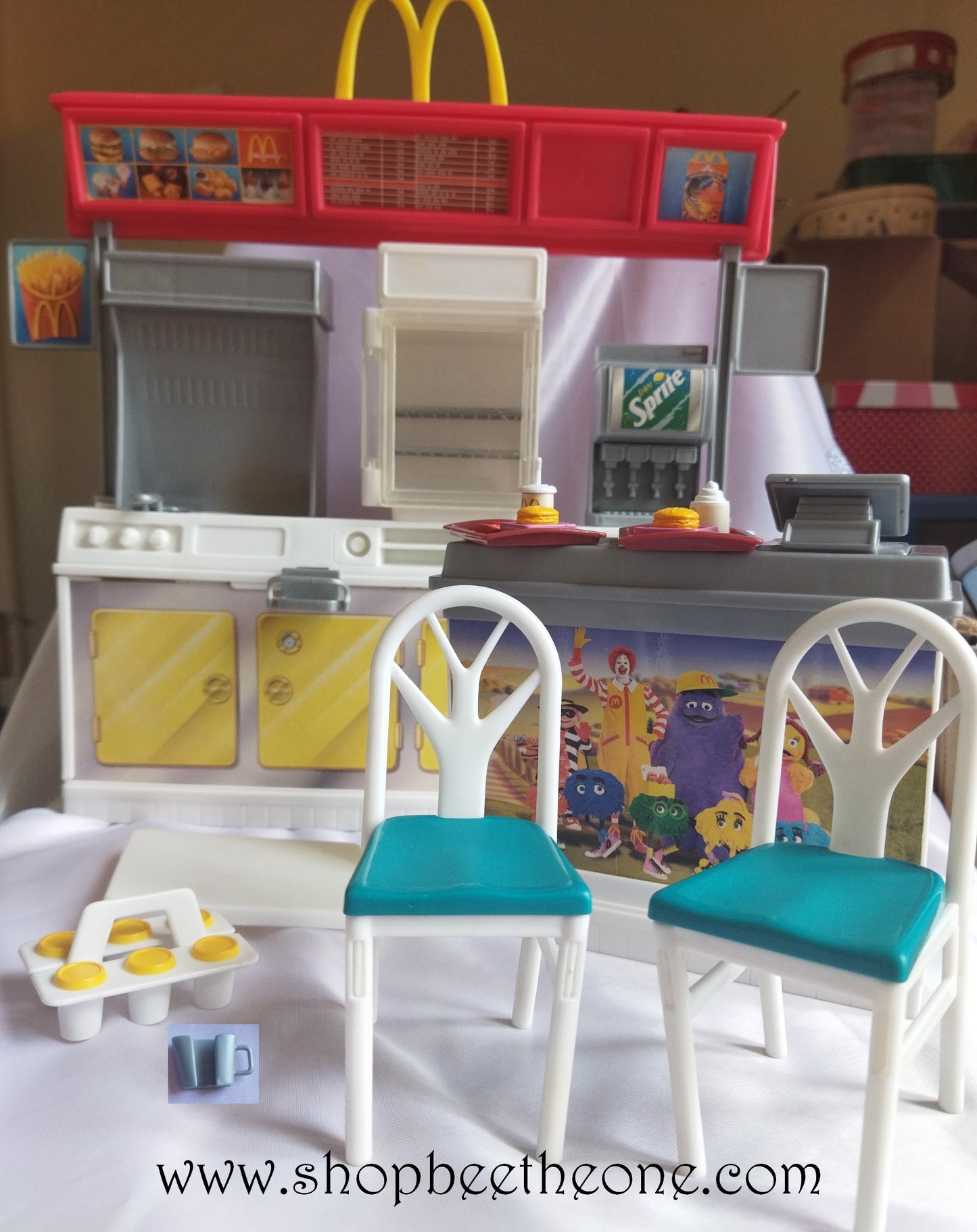 Barbie McDonald's Fun Time! Restaurant playset (version us exclusive) - Mattel 2001 - Mobilier - Accessoires
