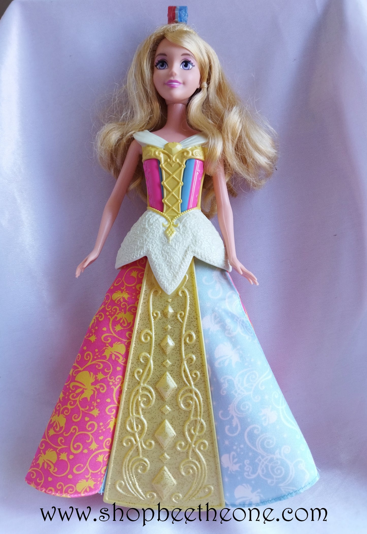 Disney Princesses Aurore Robe Enchantée (Magic Dress Sleeping Beauty) - Mattel 2014 - Poupée