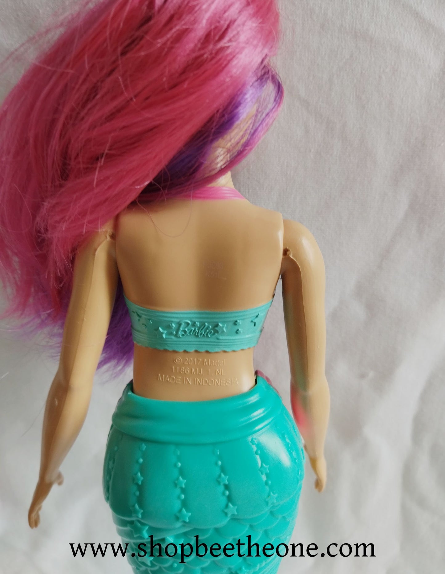 Barbie Dreamtopia Sirène Curvy Rainbow Cove FJC93 - Mattel 2018 - Poupée - Accessoire