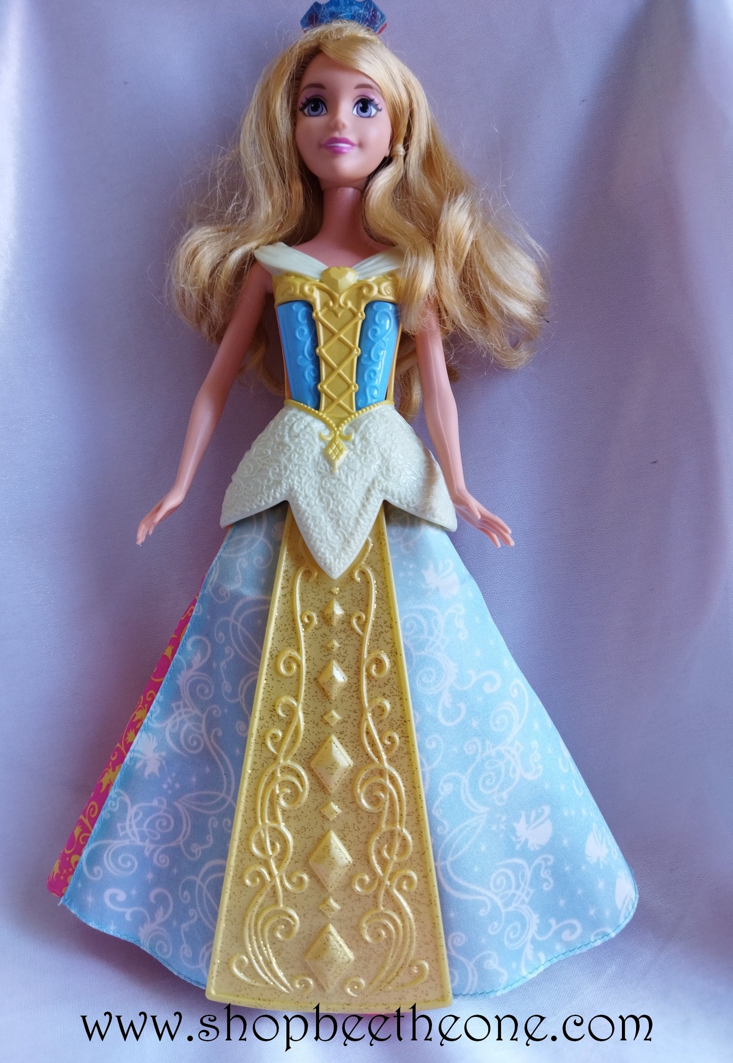 Disney Princesses Aurore Robe Enchantée (Magic Dress Sleeping Beauty) - Mattel 2014 - Poupée