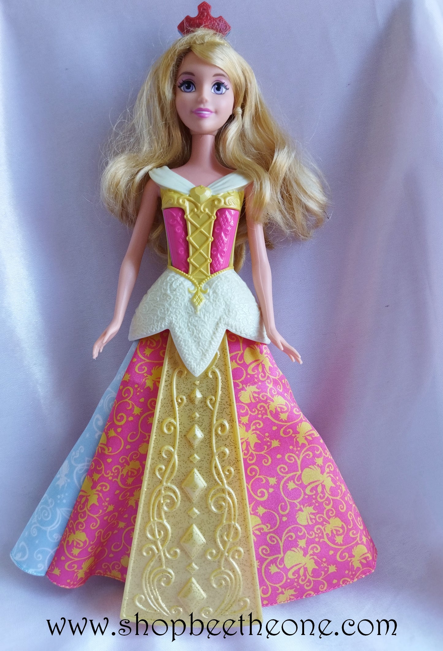 Disney Princesses Aurore Robe Enchantée (Magic Dress Sleeping Beauty) - Mattel 2014 - Poupée