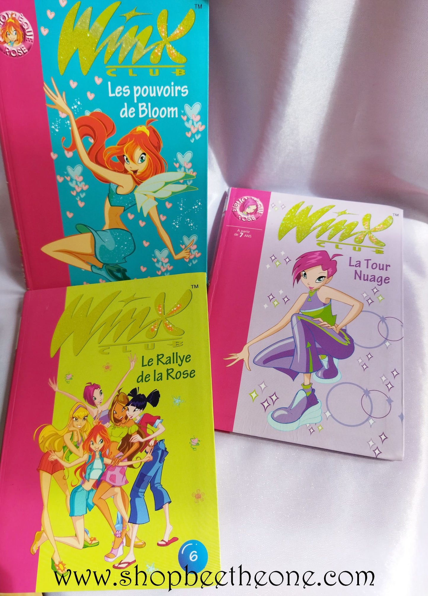 Lot de 9 Livres d'histoires "Winx Club" collection Bibliothèque rose