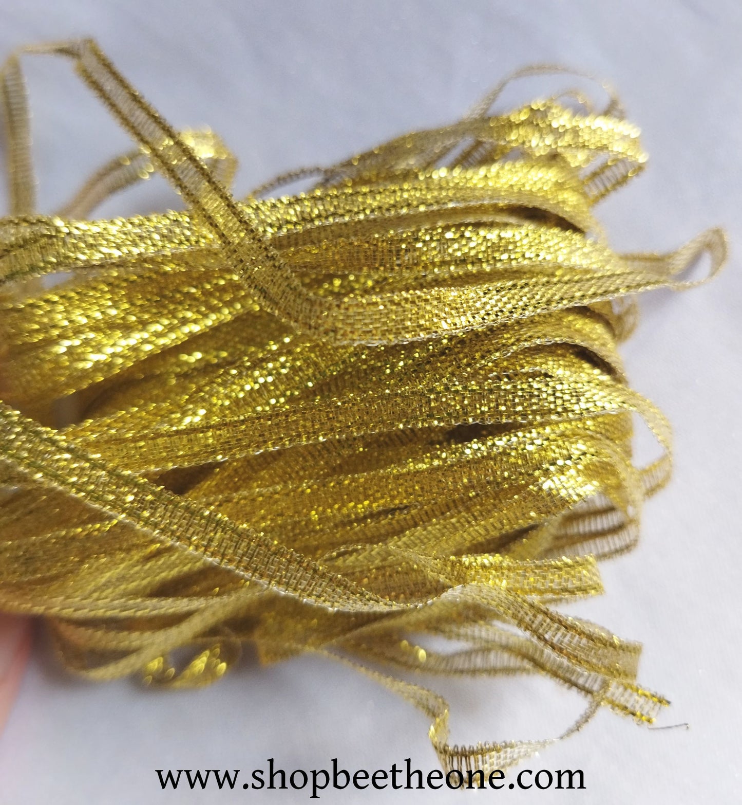 Ruban fantaisie organza bicolore brillant - 4 mm x 1 m - 4 coloris