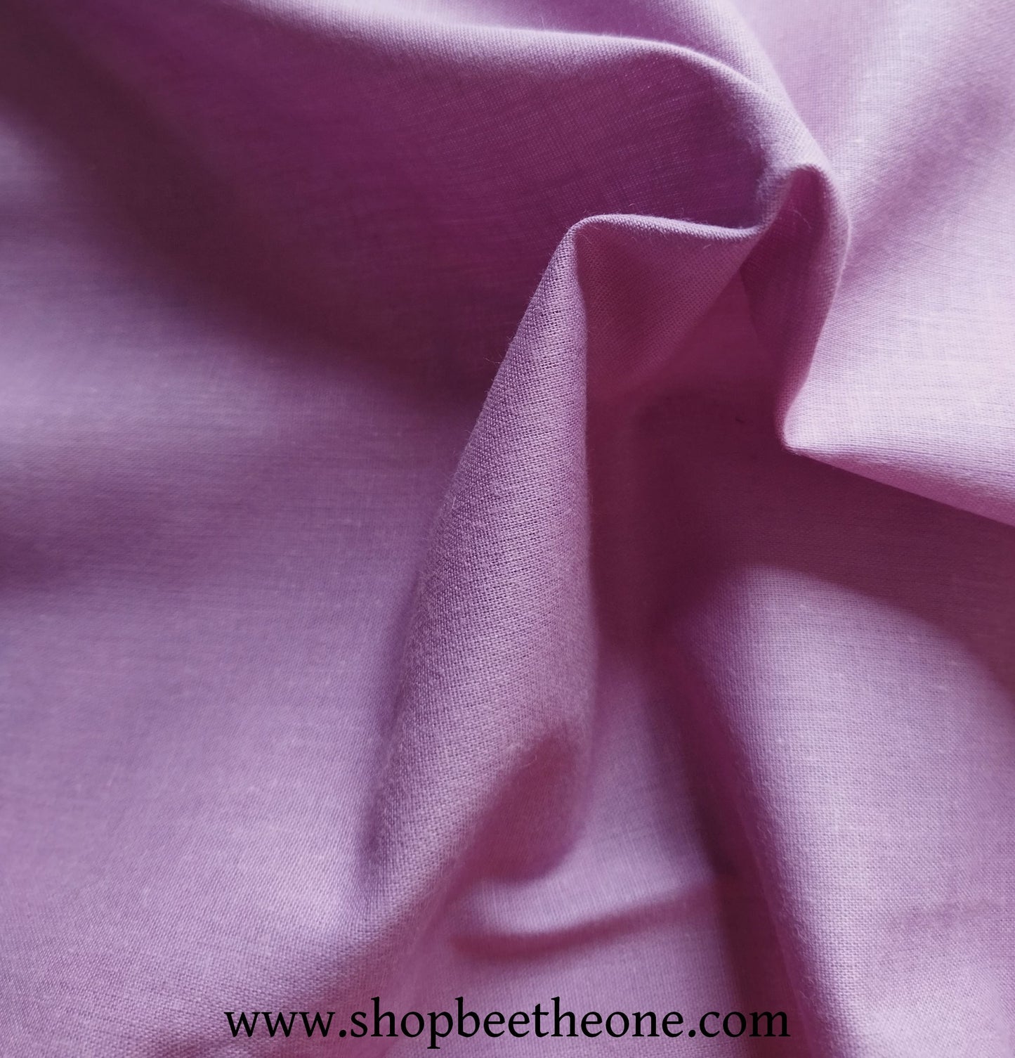 Coupon de batiste coton - 25 x 25 ou 50 x 50 cm - mauve