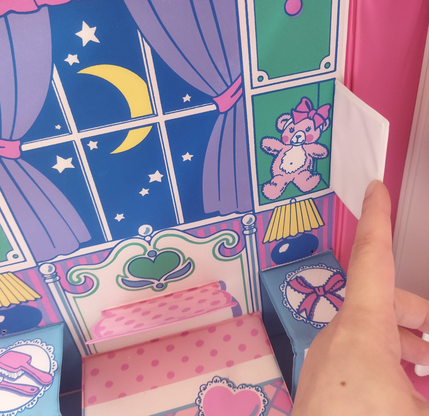 Casier de rangement/Playset Douce Nuit (Sleep and Keep case) - Mattel 1994 - Playset