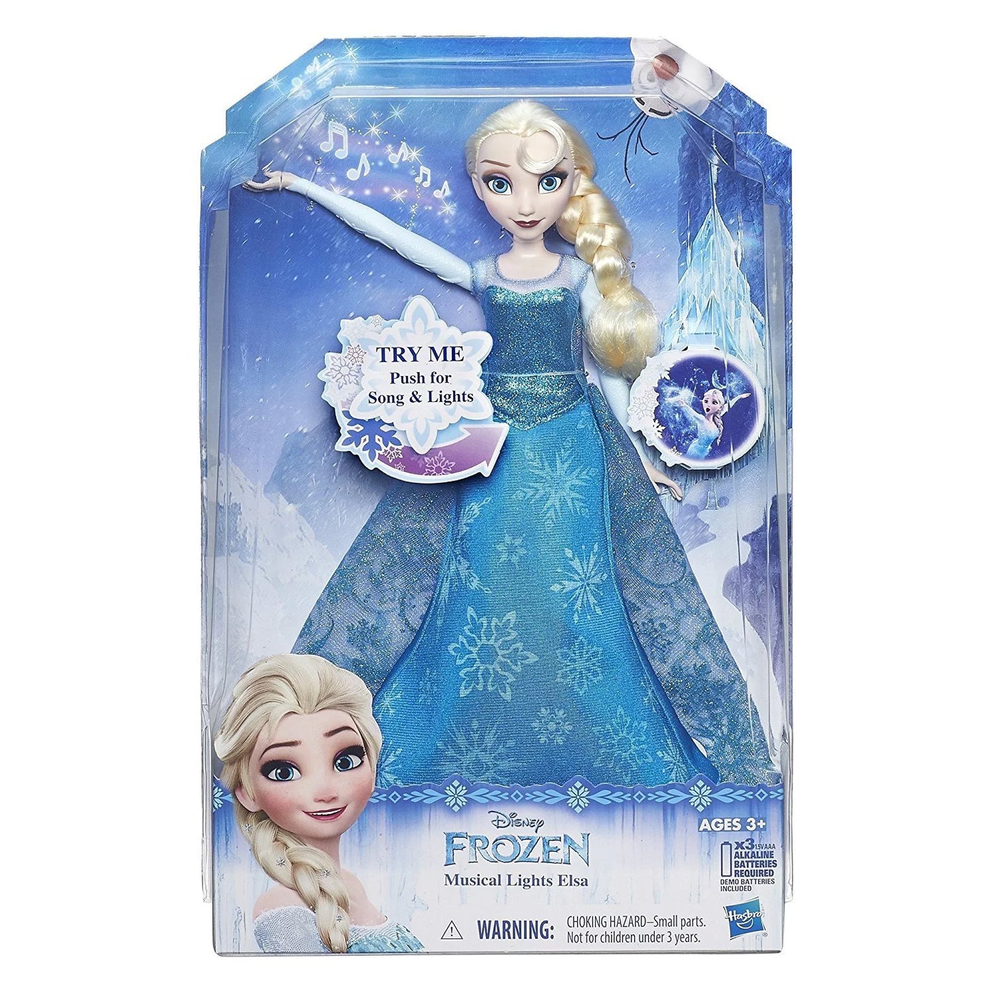 La Reine des Neiges Elsa Musical Lights - Hasbro 2016 - Poupée musicale et lumineuse - Chaussures
