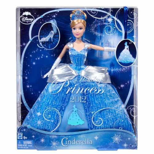 Cendrillon Holiday Princess (Cinderella Holiday Princess) - Mattel 2012 - Poupée