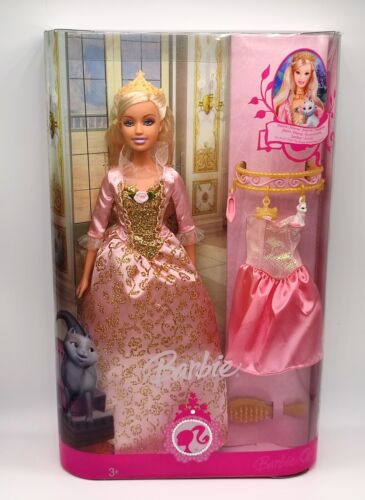 Barbie Coeur de Princesse (The Princess and the Pauper) - Princesse Anneliese - poupée et bracelet - Mattel 2007 - Poupée - vêtements