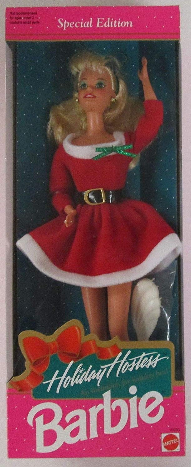 Barbie Holiday Hostess Special Edition - Mattel 1993 - Vêtement