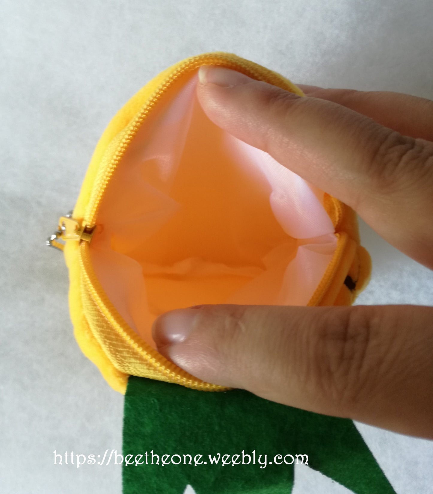 Porte-monnaie kawaii Fruit exotique en peluche - Ananas, pastèque ou orange