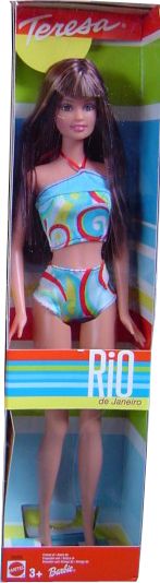 Teresa Rio de Janeiro - Mattel 2002 - Poupée nue