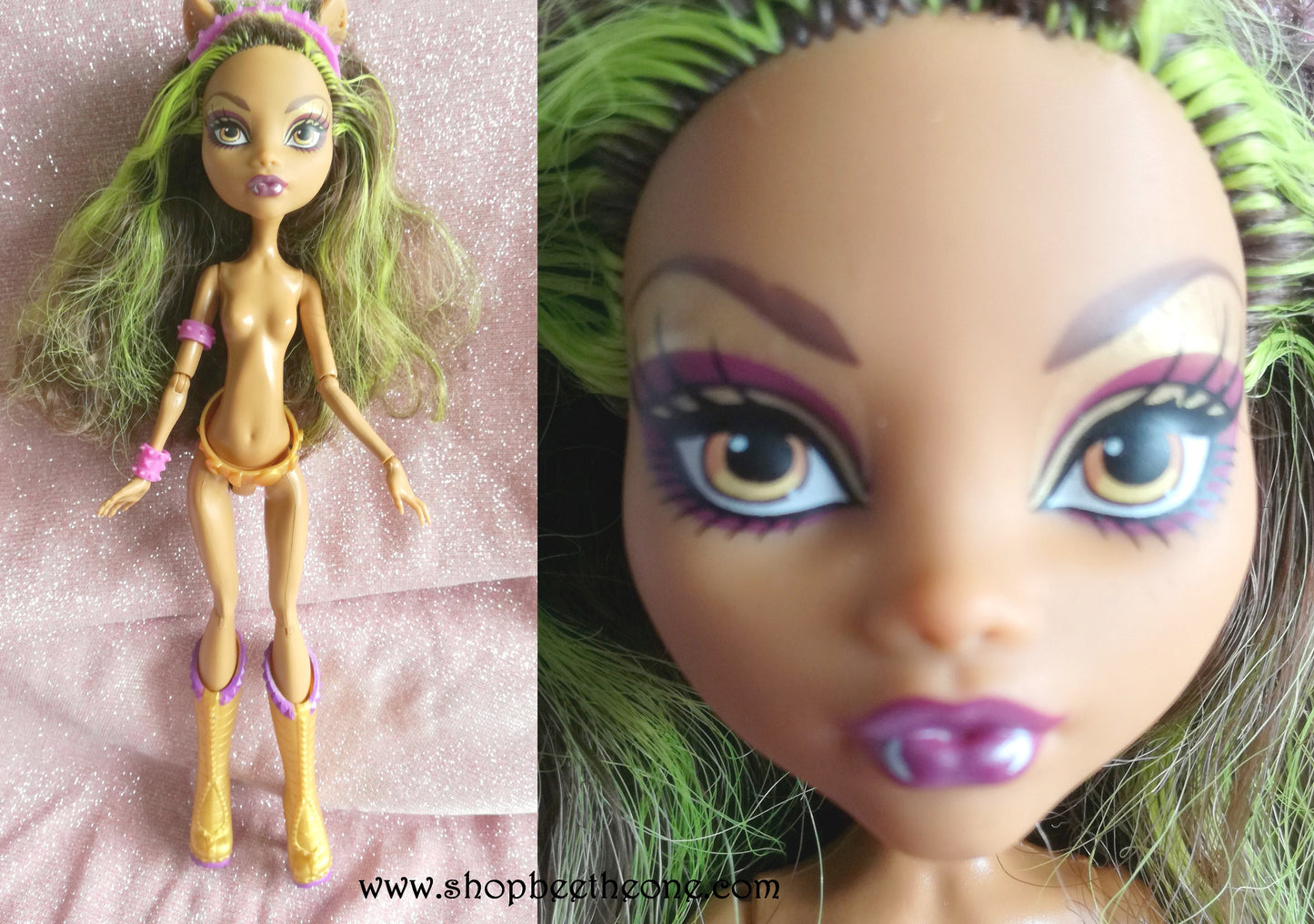 Clawdeen Wolf "Wonder Wolf" Power Ghoul- Mattel 2013 - Poupée - Chaussures - Accessoires