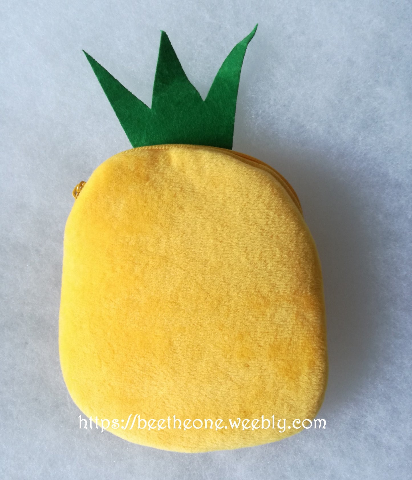 Porte-monnaie kawaii Fruit exotique en peluche - Ananas, pastèque ou orange