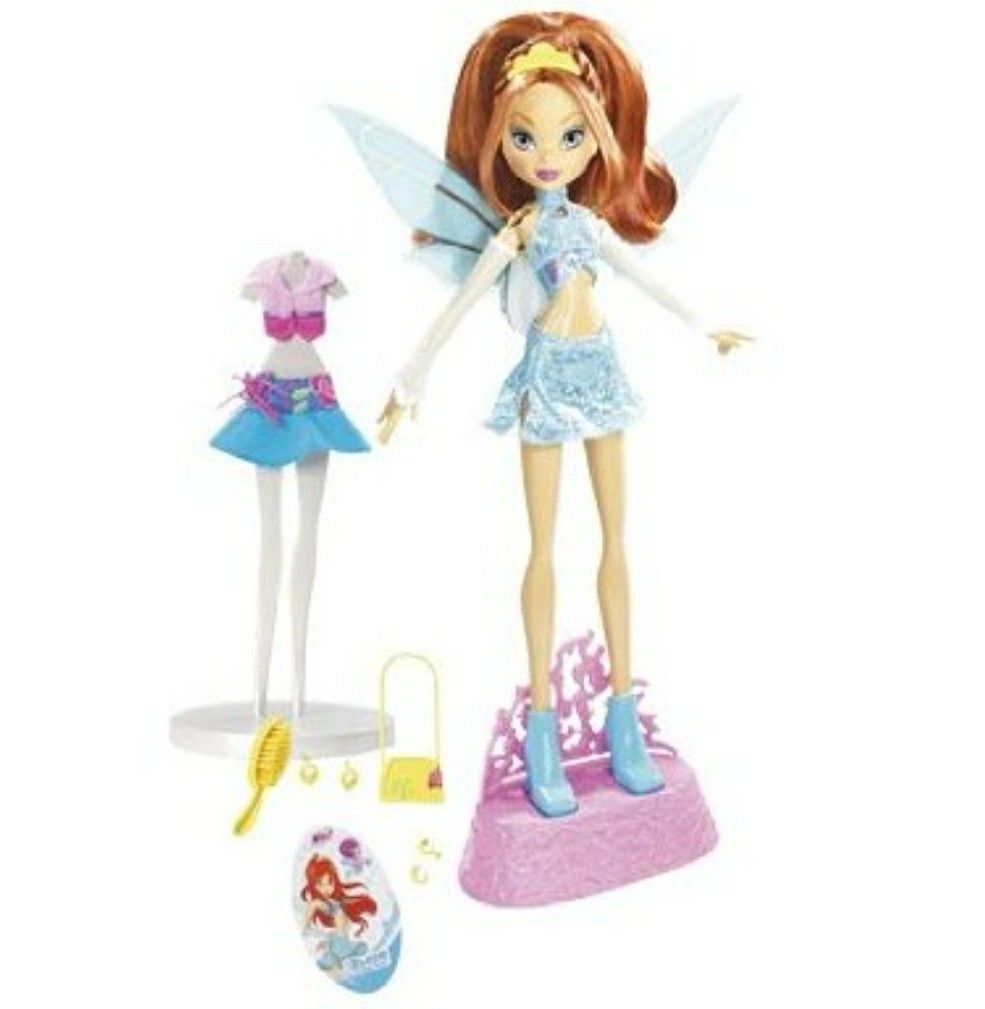 Bloom Flutter Magic - Mattel 2006 - Poupée - Vêtement - Accessoire