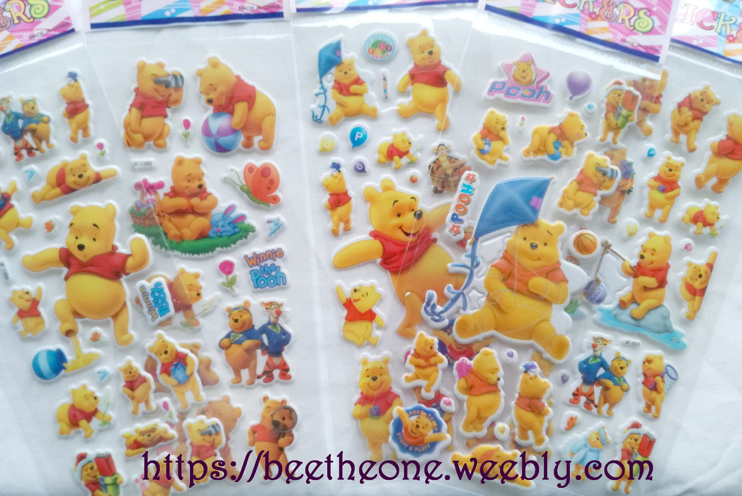 Planche de stickers Ourson - 5 modèles