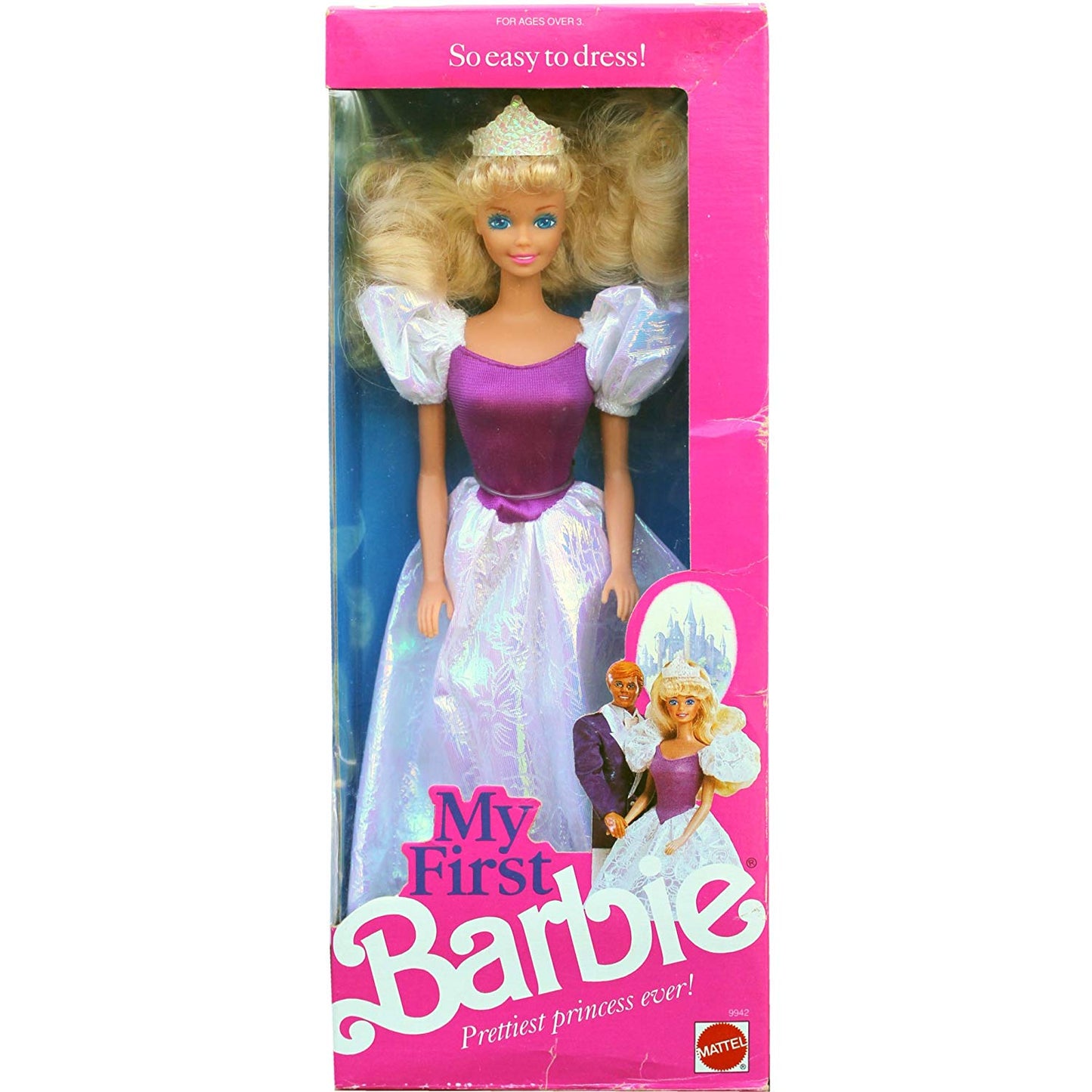 Ma 1ère Barbie Princesse - Mattel 1989 - Vêtement - Accessoire - Exclusivité USA (robe)